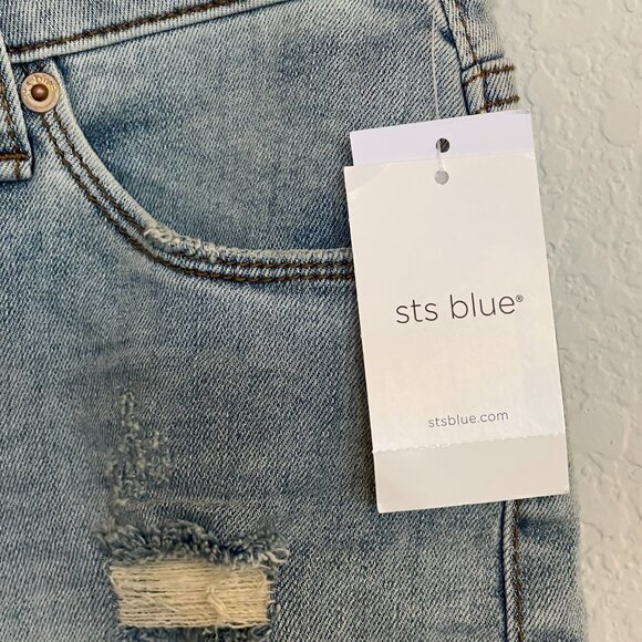 NWT STS Blue Aubrey Short 9" Mid Rise Jean Shorts - Picture 9 of 10